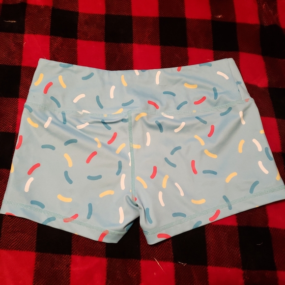 Feed Me Fight Me Blue sprinkle shorts - Picture 3 of 5